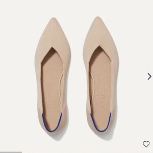 Rothy's The Point Shoe in Ecru